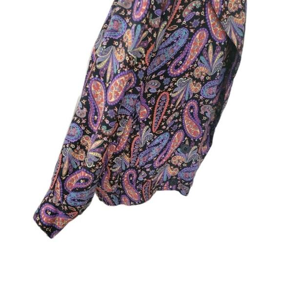 Howard Wolf Vintage Paisley Print Jacket, Women's Size XL Boho Retro Chic Art‎ - Picture 12 of 14